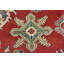 Tapis oriental rouge en laine noué à la main Nabeel