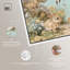 Impression sur toile Lakeside Bunny Haven par Art Remedy, cadre blanc, 40 x 40-1128749500-1128749440