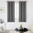 Gold Wave Line and Dots Printed Blackout Grommet Curtains (Set of 2)-1054468371-1054468369