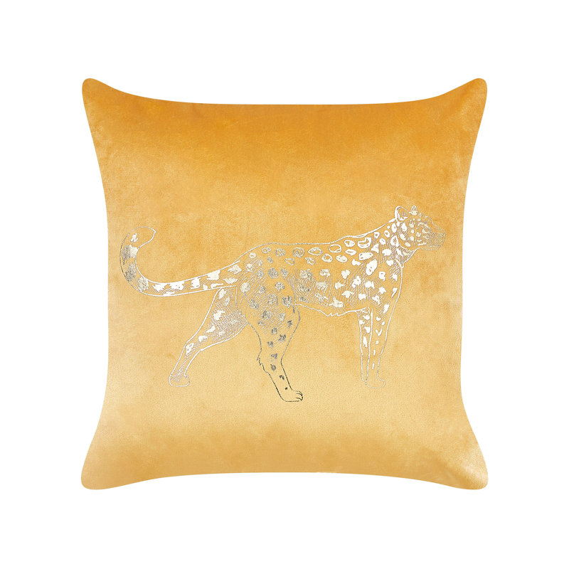 MARULA Square Throw Cushion, Yellow