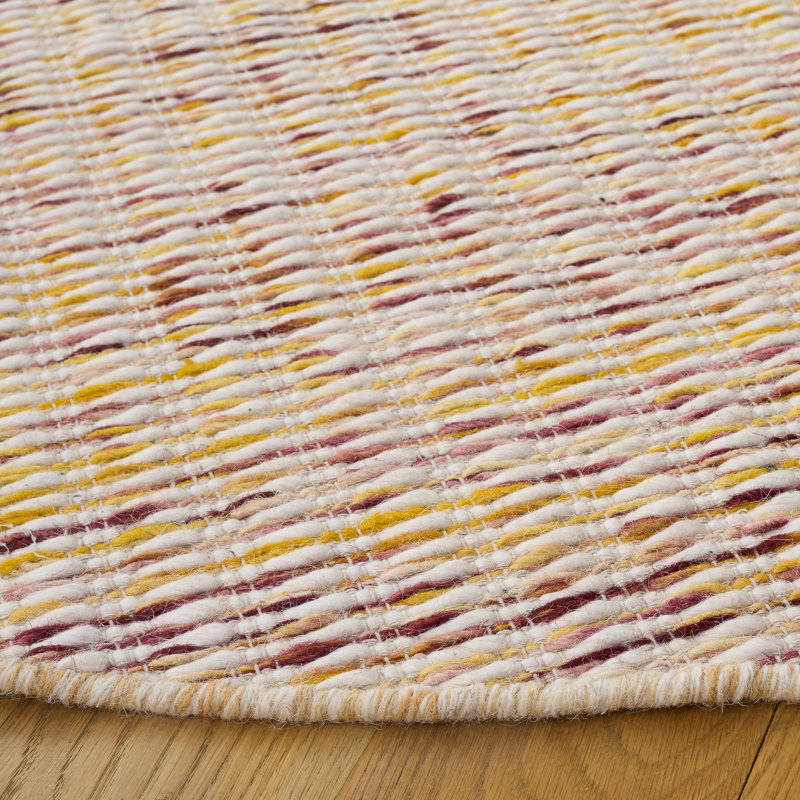 Natura Hand Woven Wool No Pattern Rug, Round 6'