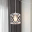 Luminaire suspendu tambour 1 lumière Pieper