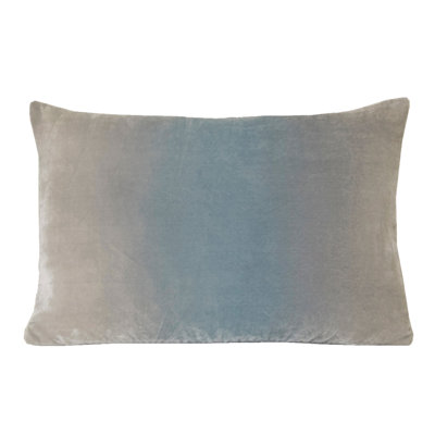 Ombre Square Velvet Pillow Cover & Insert