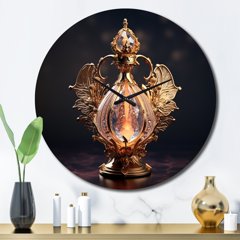 Metal Wall Clock, Large
