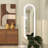 Adalaide Oval Wood Wall Mirror-651945552