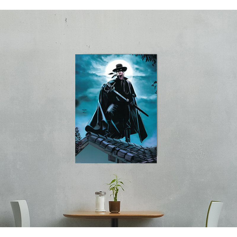 Il Ritorno Di Zorro - No Frame Rectangle Print on Wood