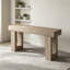Console moderne en bois de 63 po, canapé élégant pour le salon