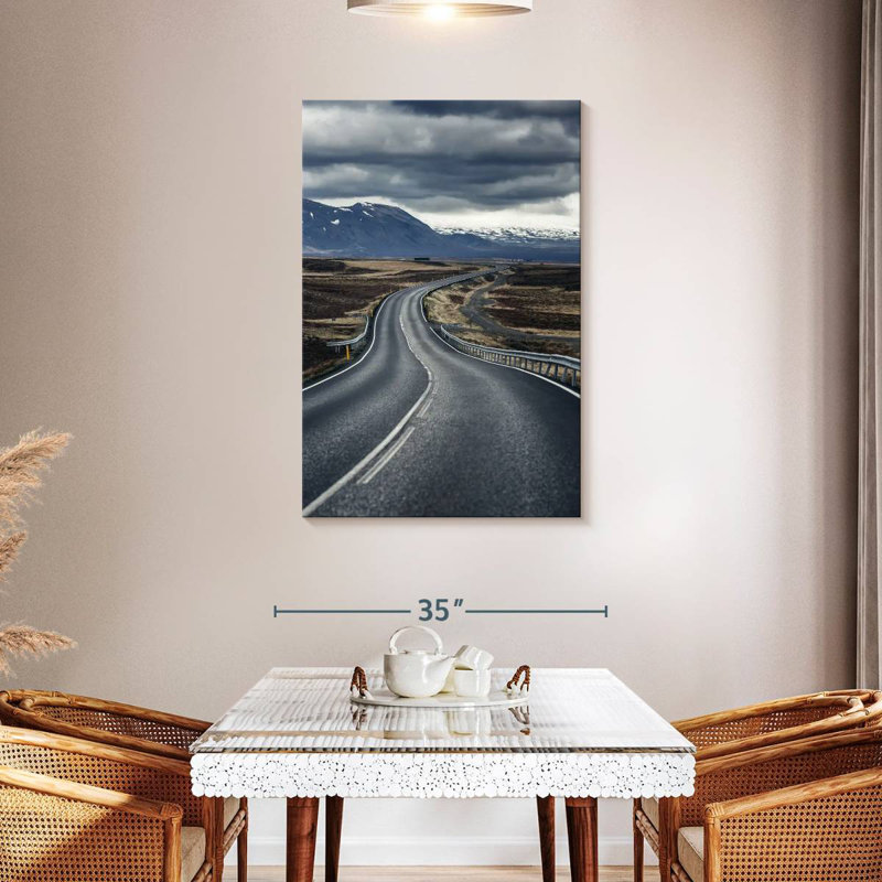 Mehar Smooth Icelandic Road, 45" H x 30" W