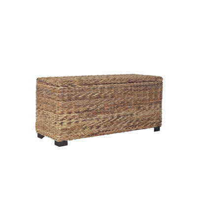 Rattan Wicker Woven Banana Leaf Storage Indoor living Trunk