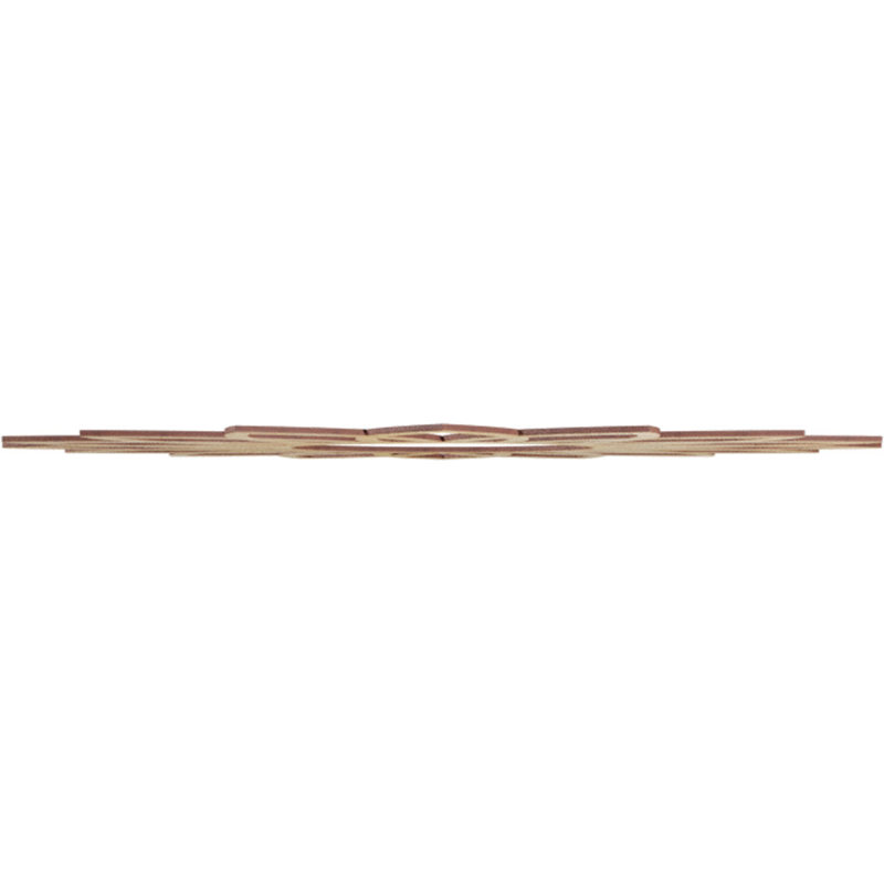 Médaillon de plafond en bois Daisy, H 36 po x l 36 po x P 0,25 po, Bouleau