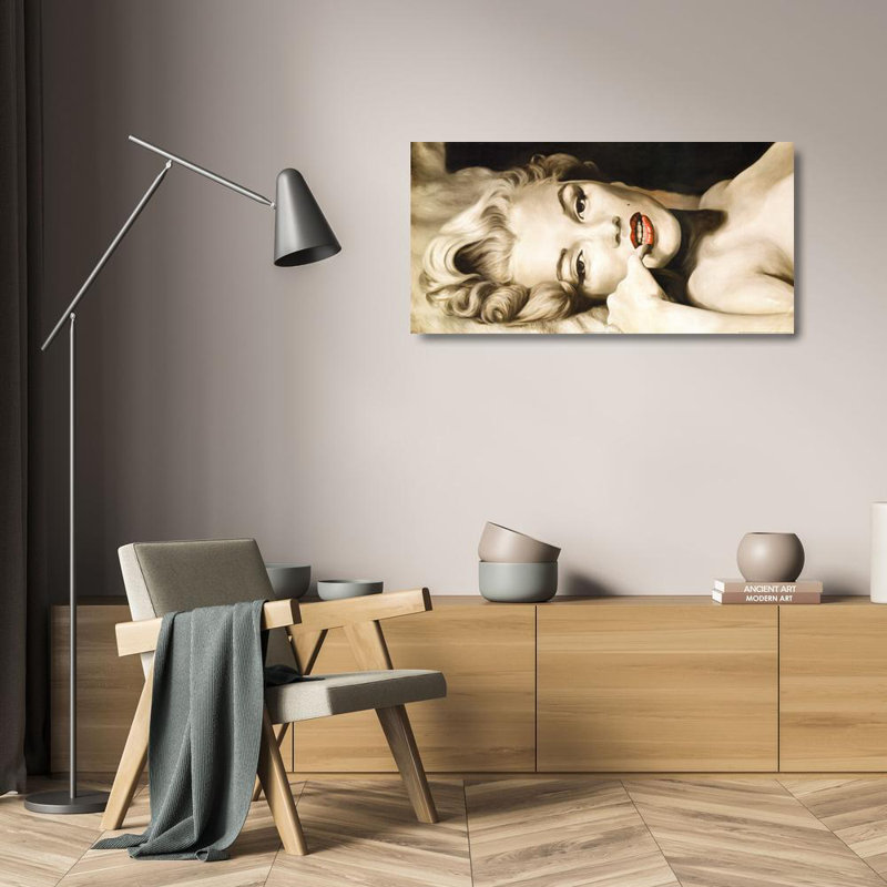 Marilyn Monroe - Reclined, 12" H x 24" W