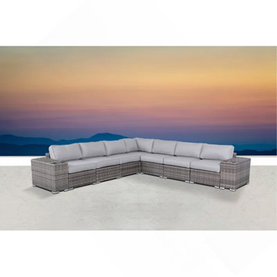 9-Piece Sectional Sofa Set With Cushions - Fully Assembled