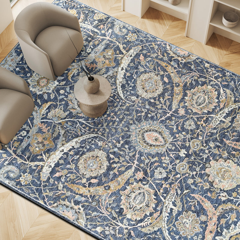 Tapis gris anthracite noué à la main de haute qualité, Rectangulaire 8 pi x 10 pi