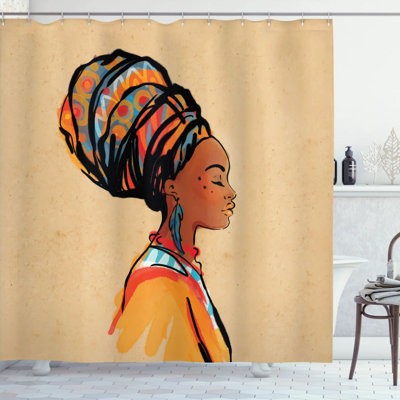 Avia Shower Curtain with Hooks Included