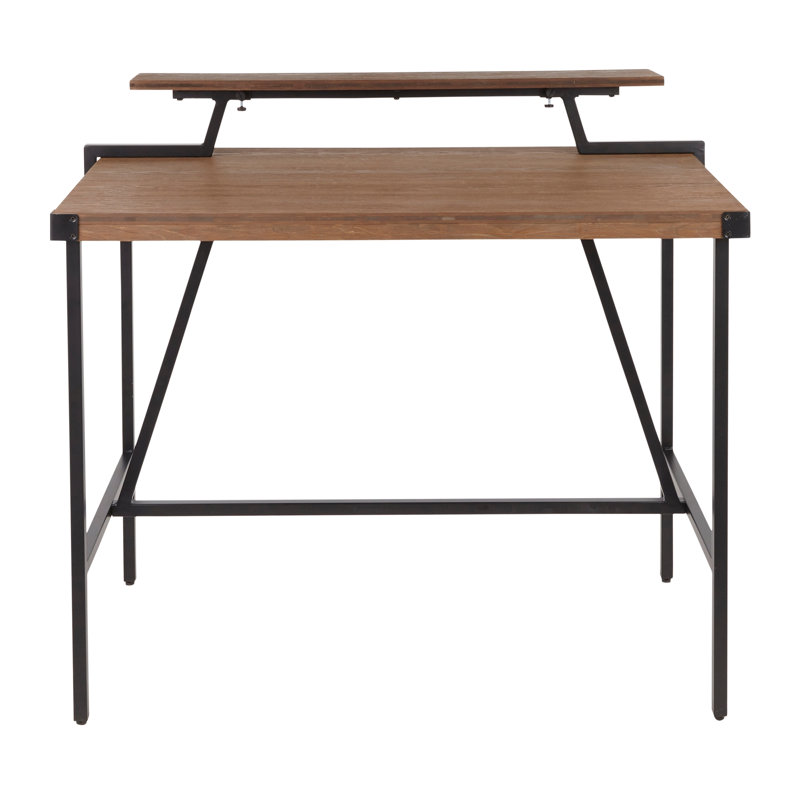 Table de comptoir, Brun / Noir