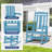 Wolak Oversized High  Density Polyethylene Rocking Adirondack Chair-952025966