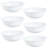 6 Piece Glass Dinnerware Set - Service for 6