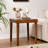 Bachman Fluted Leg End Table, Walnut Finish Square Side Table