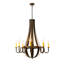 Lustre empire 8 lumières Seigle