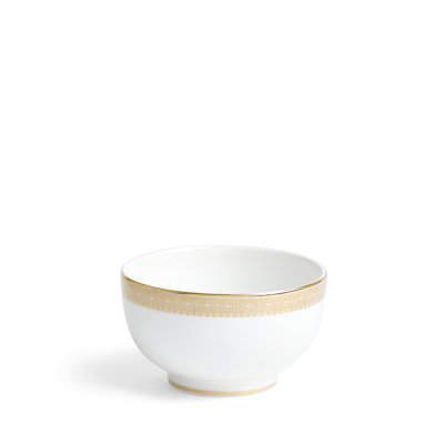 Vera Wang Lace Gold Rice Bowl -  1066962