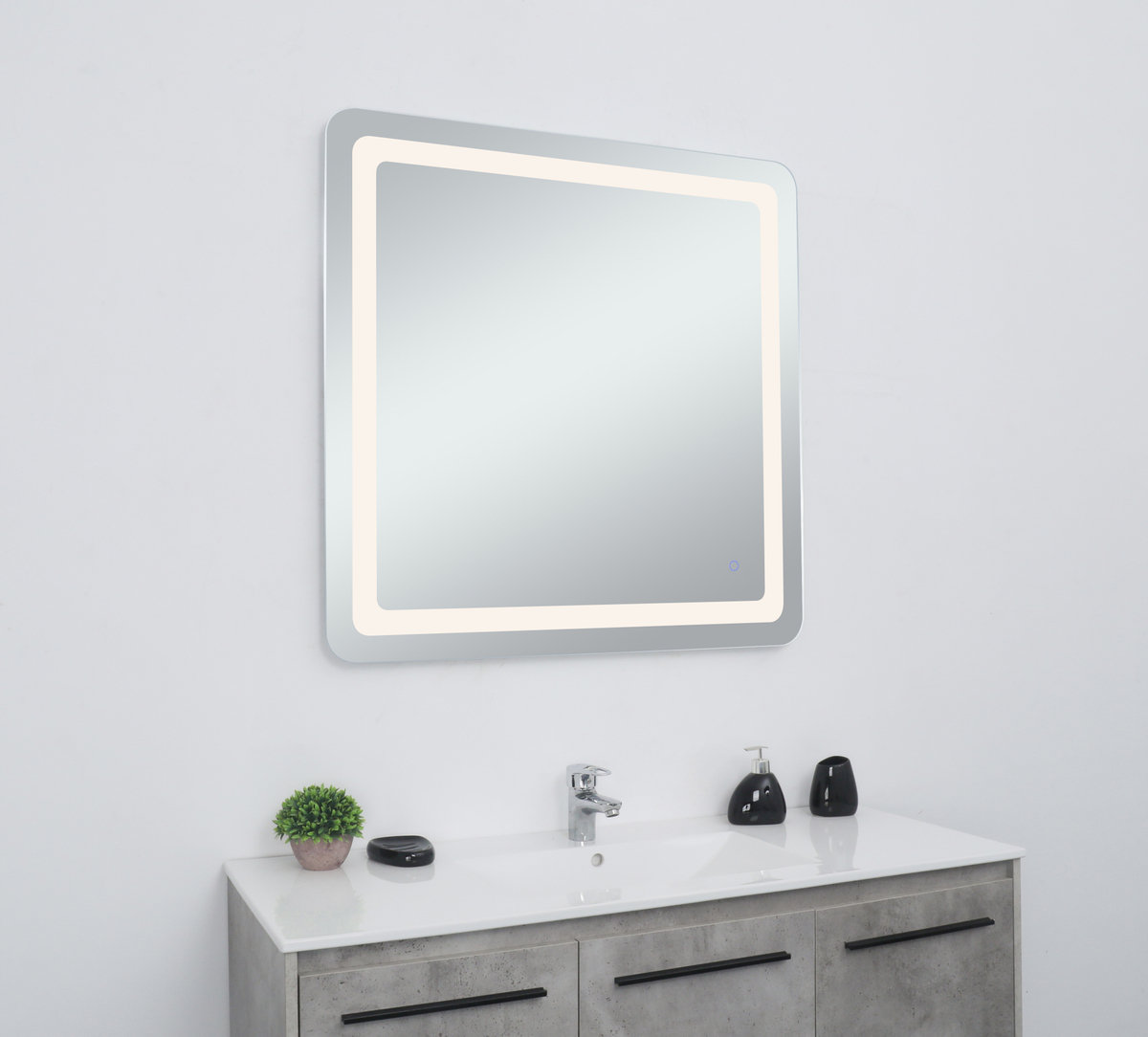 Juliane Accent Mirror, 36" x 36", Square