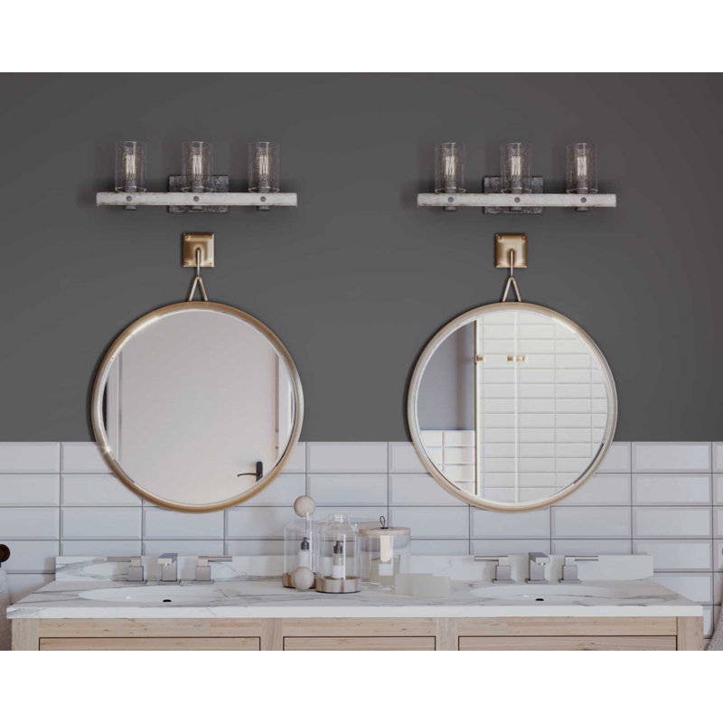 Kingsley 2 - Light Dimmable Vanity Light, Galvanized