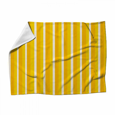 Jeté en molleton Stripes - Jeté à motif pour canapés ou lits