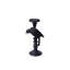 Décoration d'Halloween en résine - Bougeoir en forme de corbeau sur fond sombre pour la décoration de table
