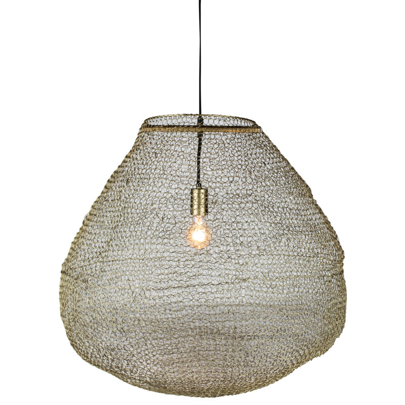 Luminaire suspendu géométrique unique à 1 lumière Averyanna