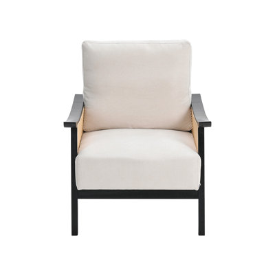 Upholstered Fabric Armchair