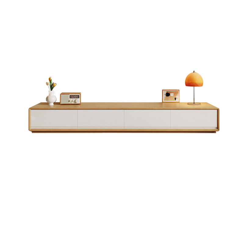 Home Simple Style Wood TV Stand