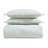 Laura Ashley Oxford Stripe Cotton Reversible Green Quilt Set-103249094