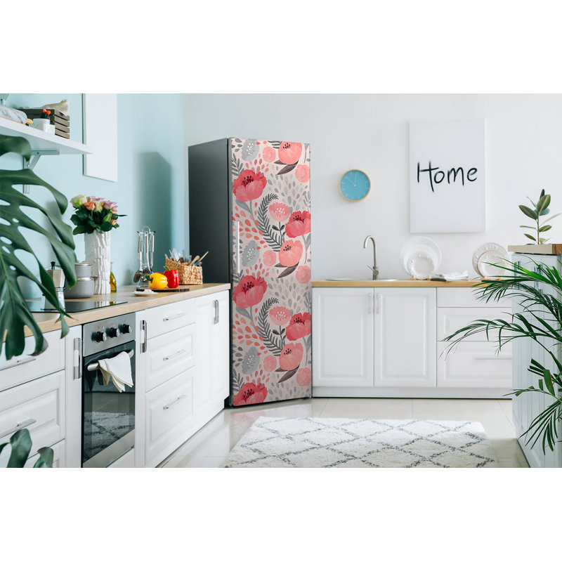Plants & Flowers Door Decal, 190cm H x 70cm W