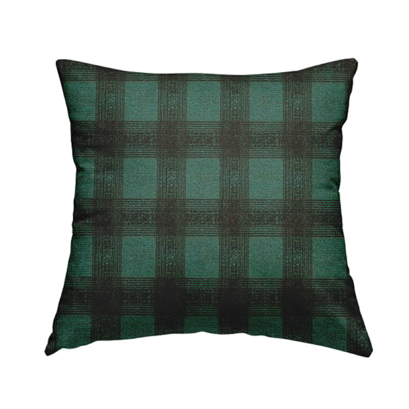 Chokio Plaid Rectangular Throw Cushion
