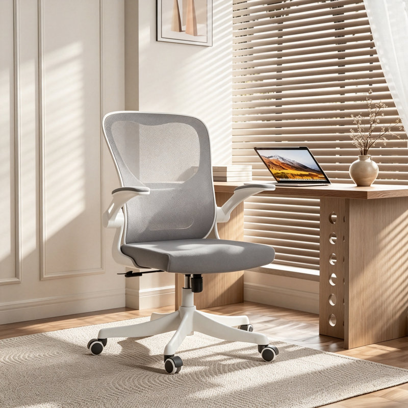 Chaises de bureau à domicile, chaises de jeu vidéo, chaises de bureau ergonomiques avec dossier inclinable, accoudoirs relevables et hauteur réglable.