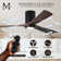 Olivier Ceiling Fan with LED Lights