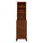End Table With 3 Drawers, Corner Table With 2 Open Shelves, Tall Side Table For Bedroom And Corner, Walnut,Expect Arrival Date (2025/5/27)