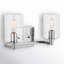 Haines 2 Light Transparent Dimmable Vanity Light-1146103933