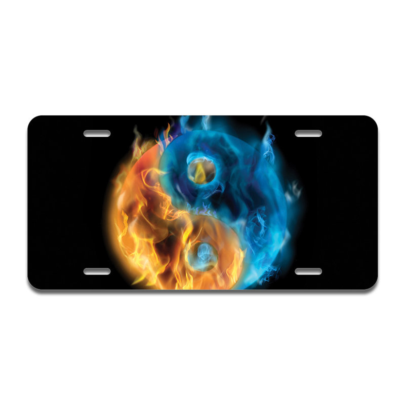 Cadre en aluminium Yin et Yang