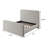 Hedon Grey Upholstered Platform Bed-100088498