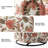 Alyissa Floral Print Manual Swivel Glider Rocking Recliner-1691326128