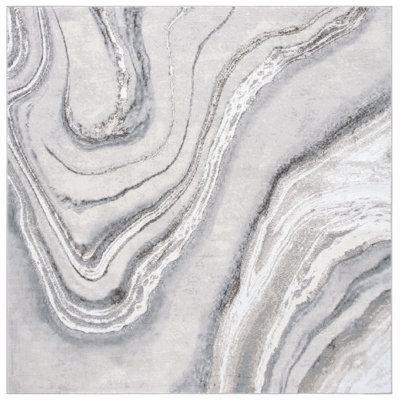 Tapis gris / ivoire Arva