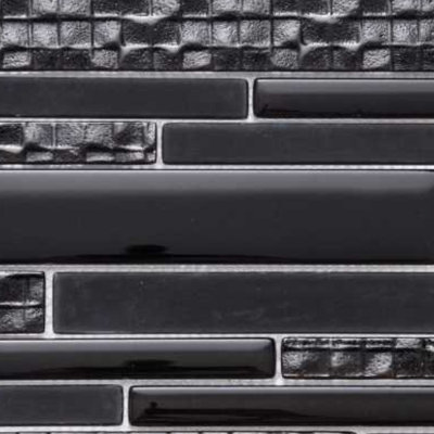 Karma Random Sized Glass Linear Mosaic Wall Tile