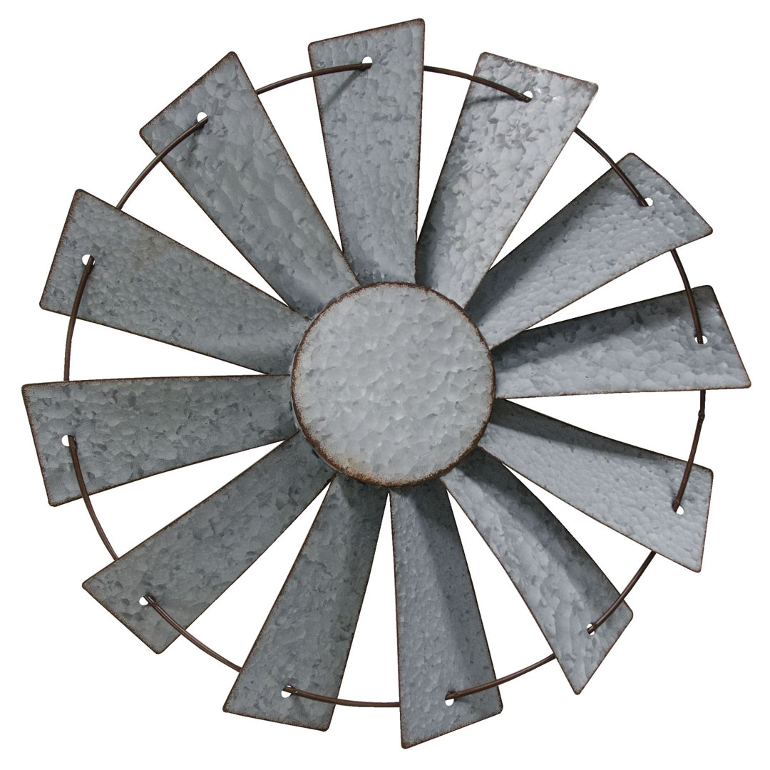 Farmhouse Abstract Wall Decor on Metal Williston Forge