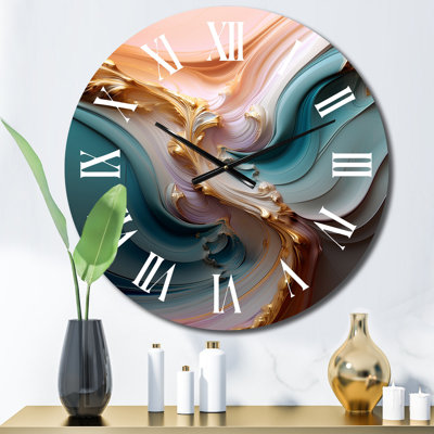 Horloge murale Exquise Wave Symphony