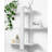 Wood Floating Shelves for Wall 20in 3 Tier Plant Wall Shelf Decorative Storage Shelfs Unit in Bedroom Living Room Office Bathroom-783860196