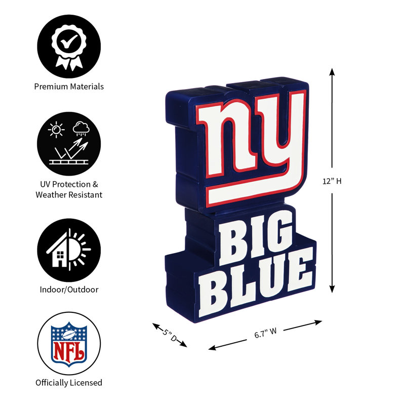 Statue mascotte nfl, Giants de New York