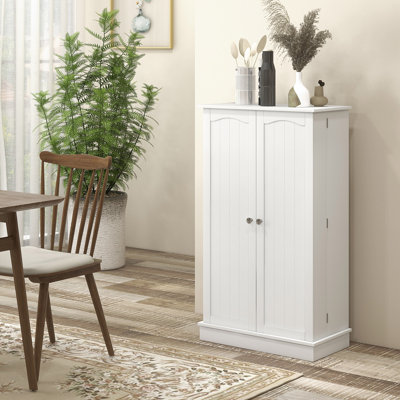Kitchen Pantry Storage Cabinet W/ 5-Tier Shelving, 12 Spice Racks by Winston Porter