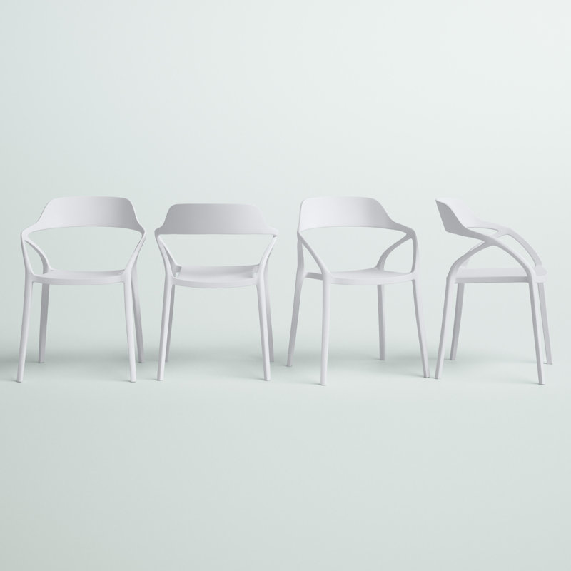 Brawley Arm Chair, White
