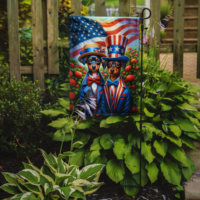 Drapeau All American Garden, Pinscher miniature
